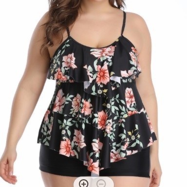 Tankini Woman Bikini Floral Pr - Shorts recension och pris