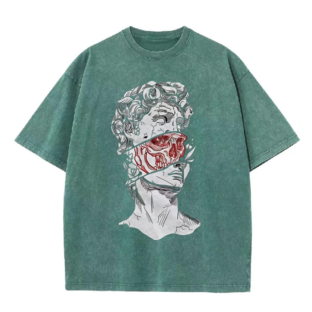 2026 Vintage Broken David Stat - Acid Wash Vintage Graphic T Shirt recension och pris