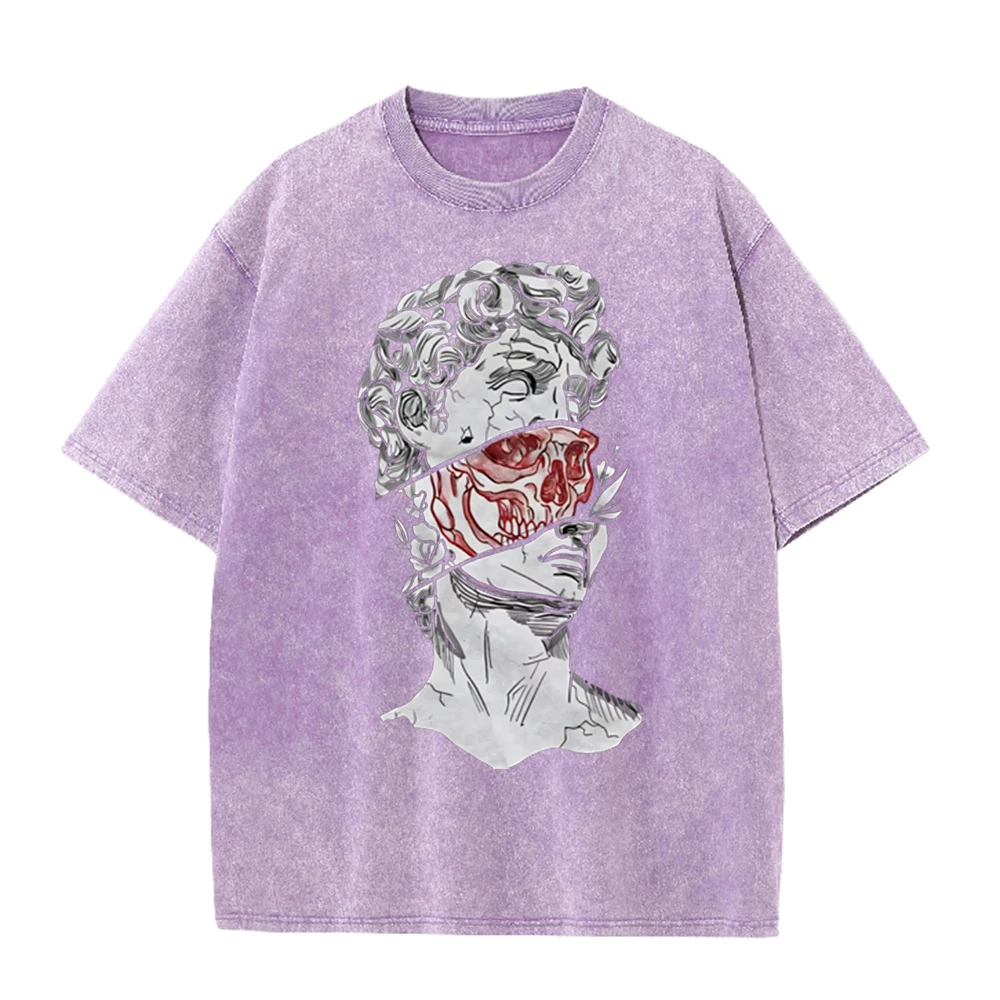 2026 Vintage Broken David Stat - Acid Wash Vintage Graphic T Shirt recension och pris