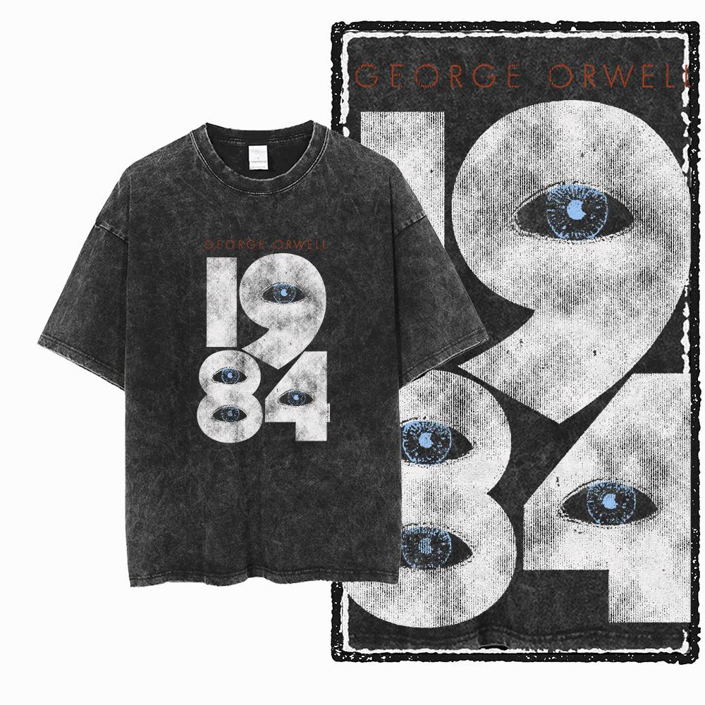 G02 Exclusive 100% Cotton Big  - Acid Wash Vintage Graphic T Shirt recension och pris