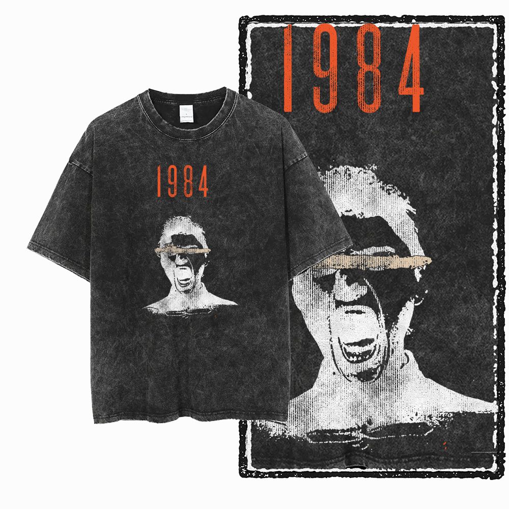 G02 Exclusive 100% Cotton Big  - Acid Wash Vintage Graphic T Shirt recension och pris