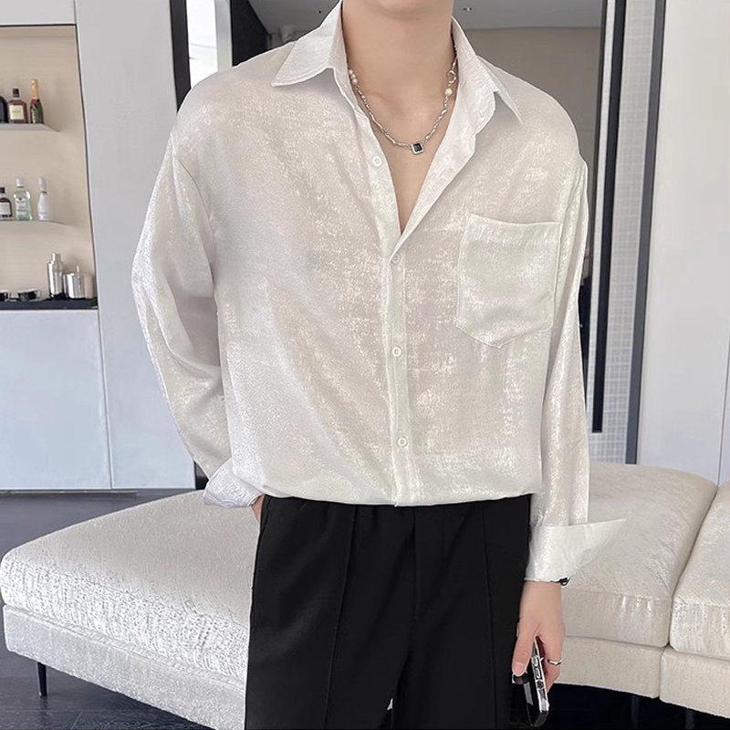 Sexy Silk Satin Shirts for Men - Mens Satin Silk Dress Shirt recension och pris