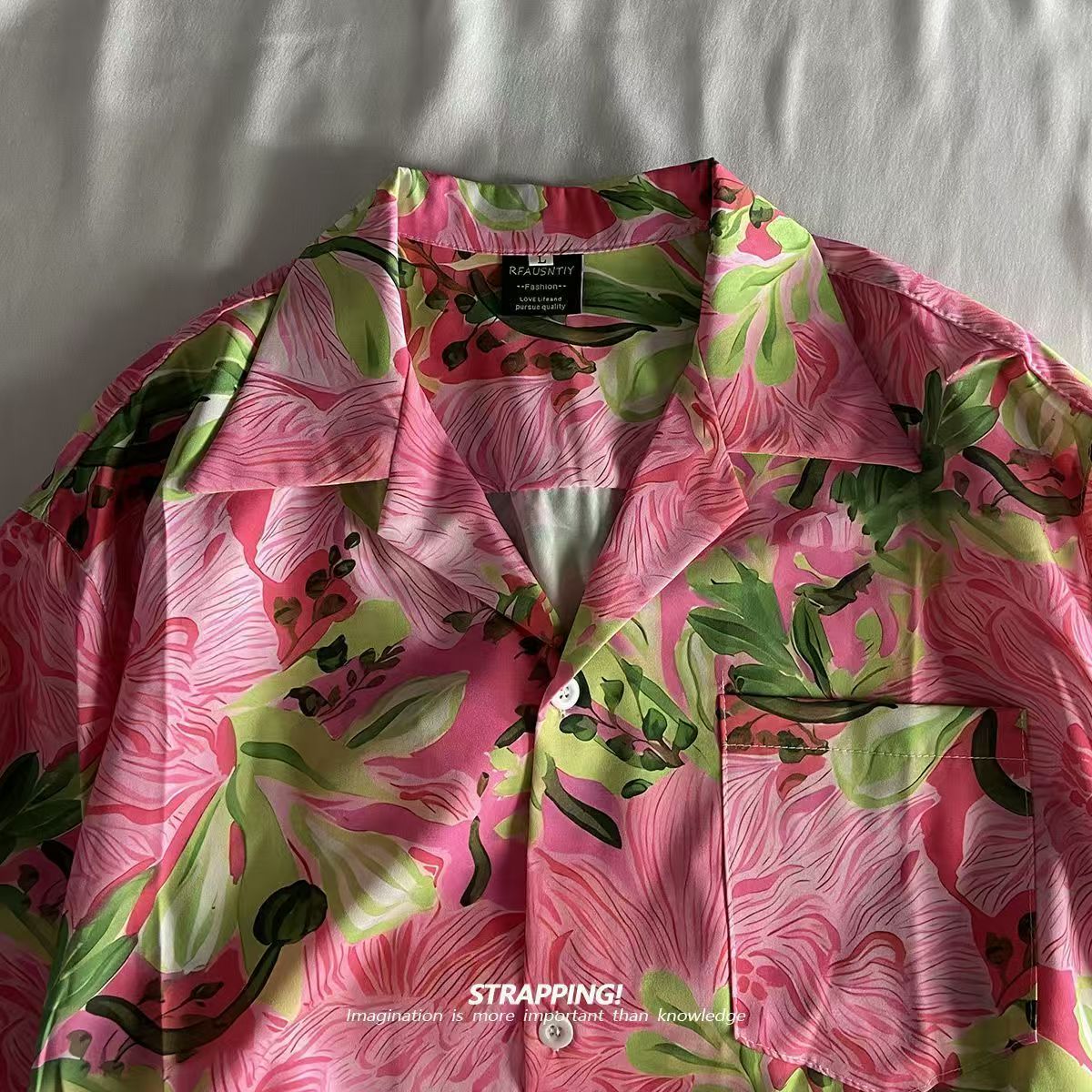Vintage Beach Blusas Vocation  - Vintage Hawaiian Floral Shirt recension och pris