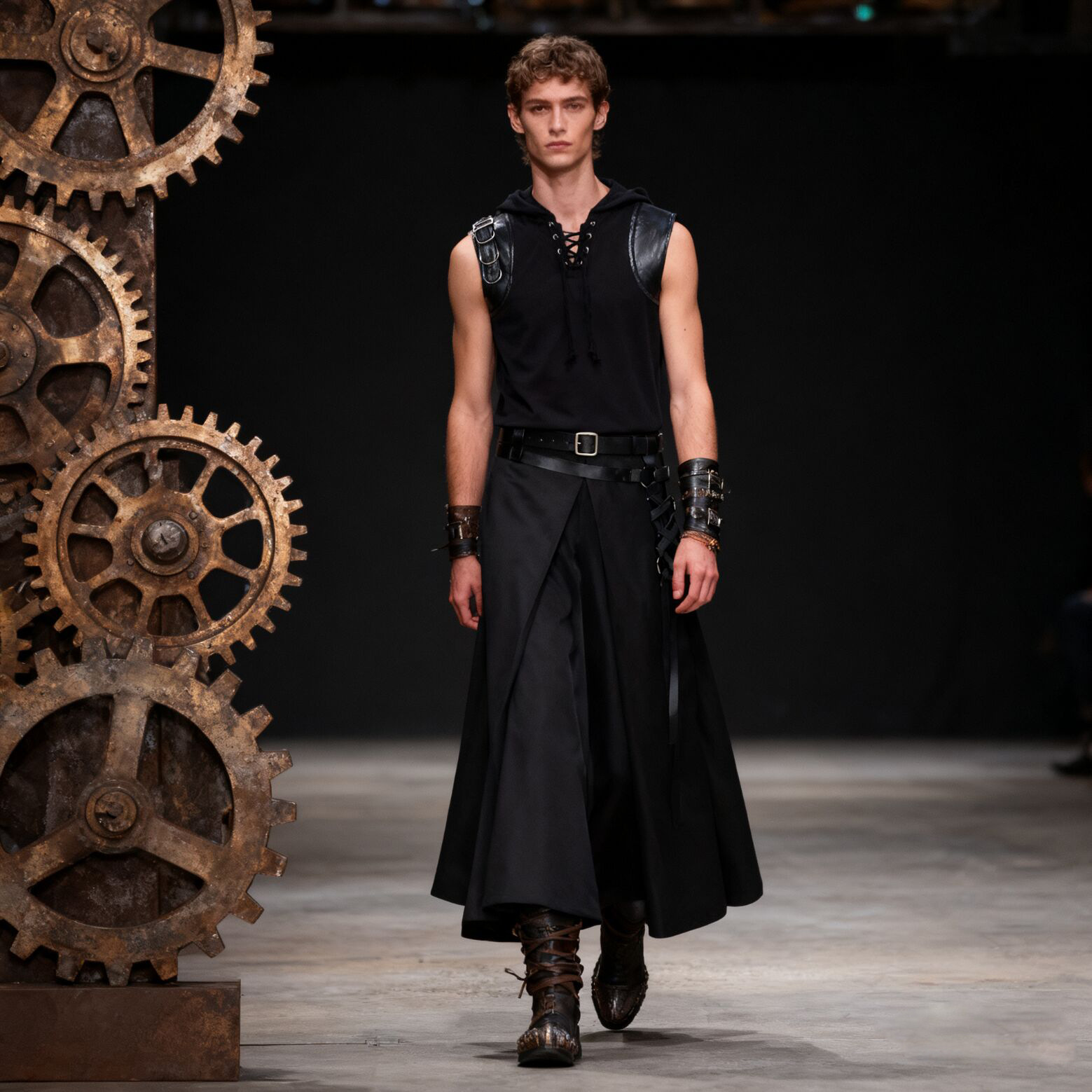 Men's Medieval Pirate Shirts L - Medieval Gothic Lace Up Pirate Shirt recension och pris