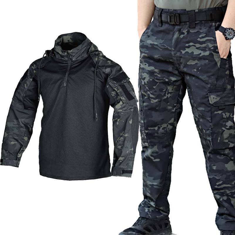 Men's CP Camo Tactical Combat  - Tactical Military Shirt Cargo recension och pris